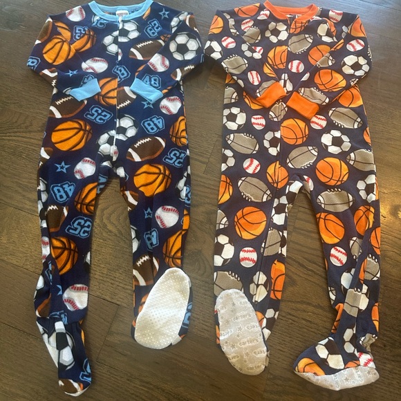4T Fleece Footie Pajamas - Picture 1 of 7